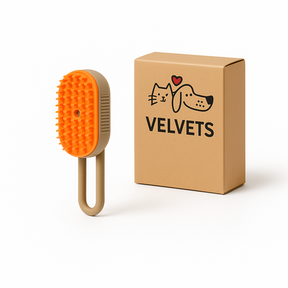 Cepillo de vapor para mascotas 4 en 1
