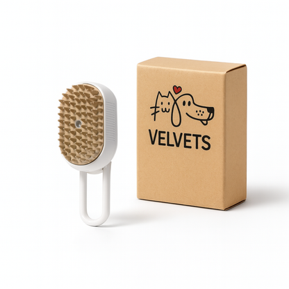 Cepillo de vapor para mascotas 4 en 1